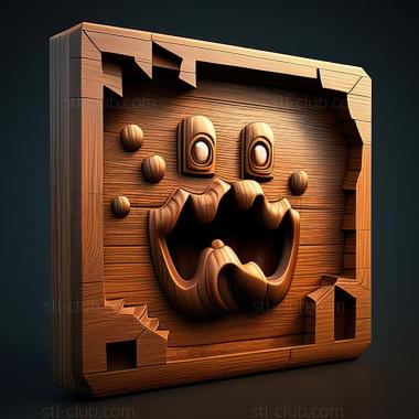 3D модель Игра Геометрия Даш (STL)